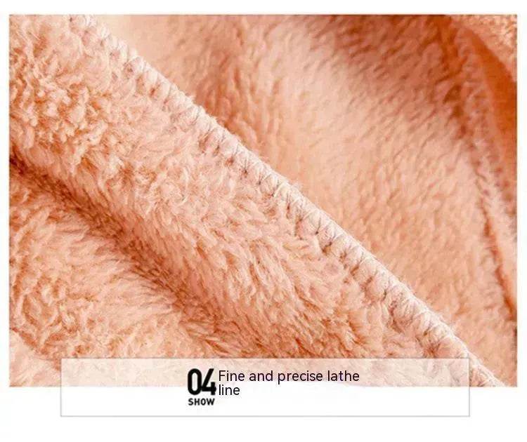 Warm Suit Women's Thick Coral Fleece Loungewear Suit - EX-STOCK Canada