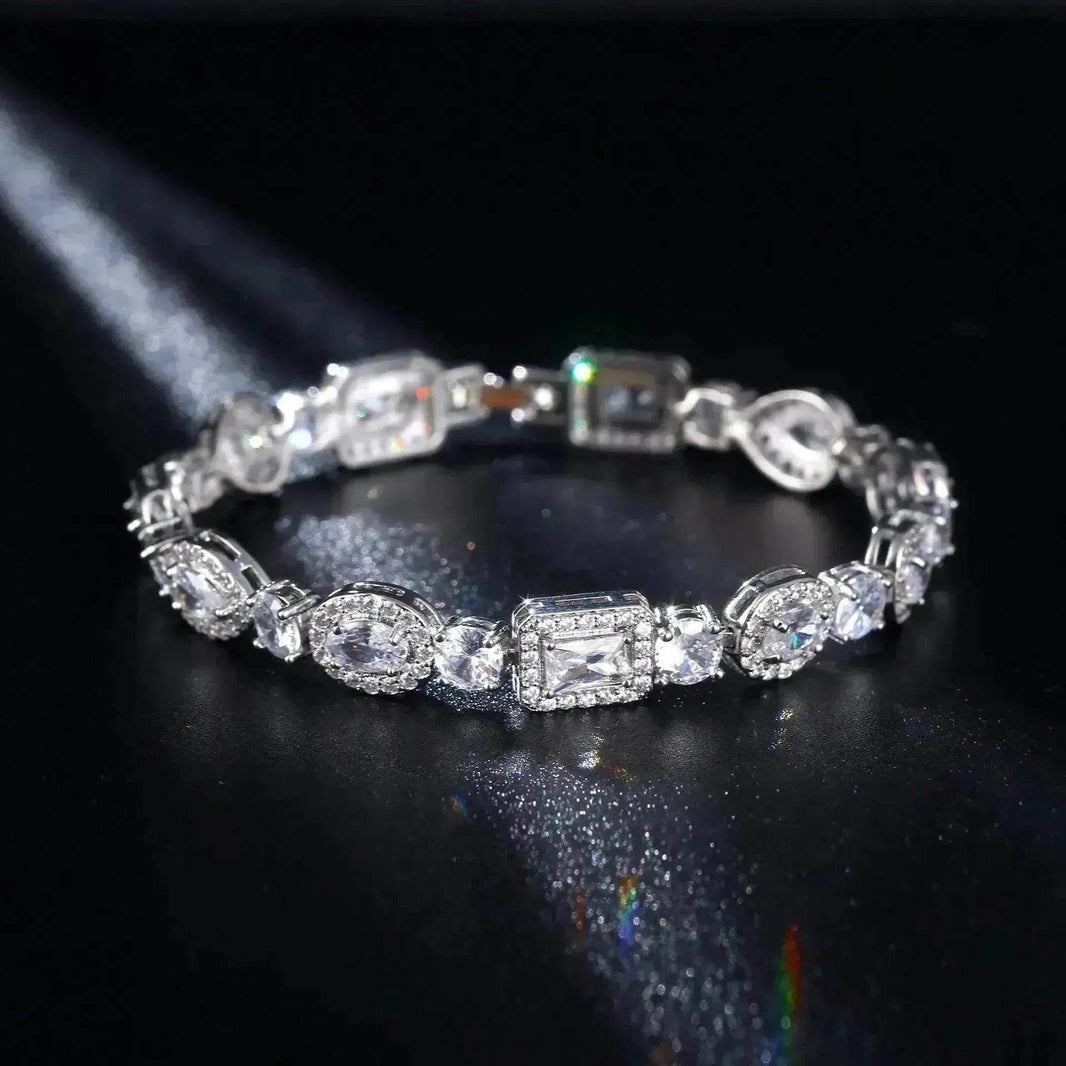 Water Drop Multi-shape Horse Eye Zircon Bracelet - EX-STOCK Canada