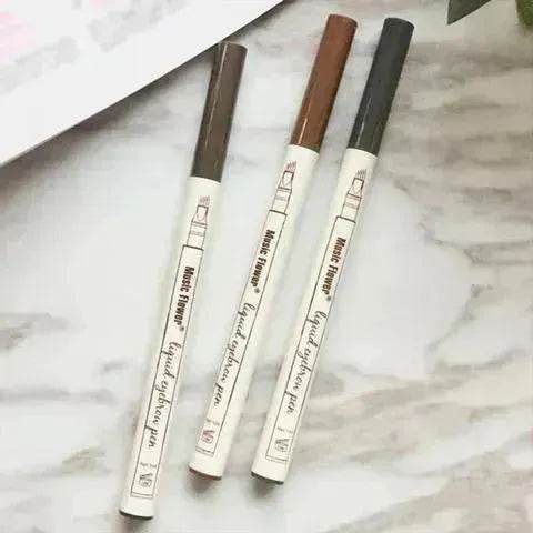 Waterproof Natural Eyebrow Pen Four-claw Eye Brow Tint Fork Tip Eyebrow Tattoo Pencil - EX-STOCK Canada