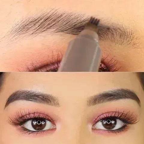 Waterproof Natural Eyebrow Pen Four-claw Eye Brow Tint Fork Tip Eyebrow Tattoo Pencil - EX-STOCK Canada