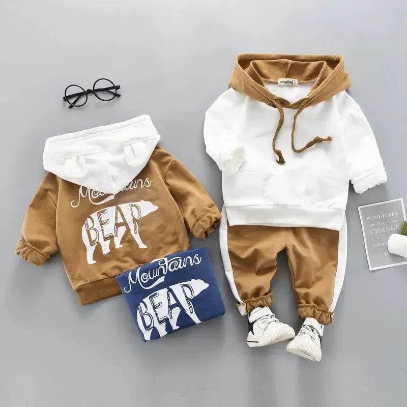 Western style 1 year old baby sweater two-piece - EX-STOCK Canada