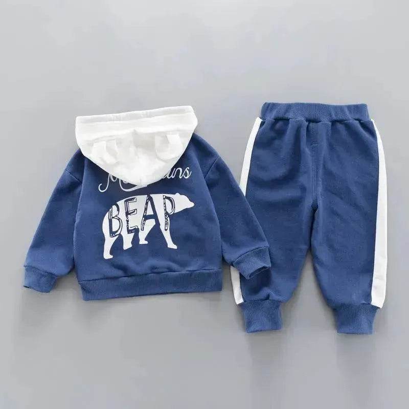 Western style 1 year old baby sweater two-piece - EX-STOCK Canada