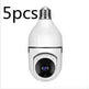 WiFi CAMERA 1080P Bulb 4X Zoom Camera E27 Home 5GWiFi Alarm Monitor Best Home Security Camera System Wireless CCTV Outdoor Security Camera - EX-STOCK Canada