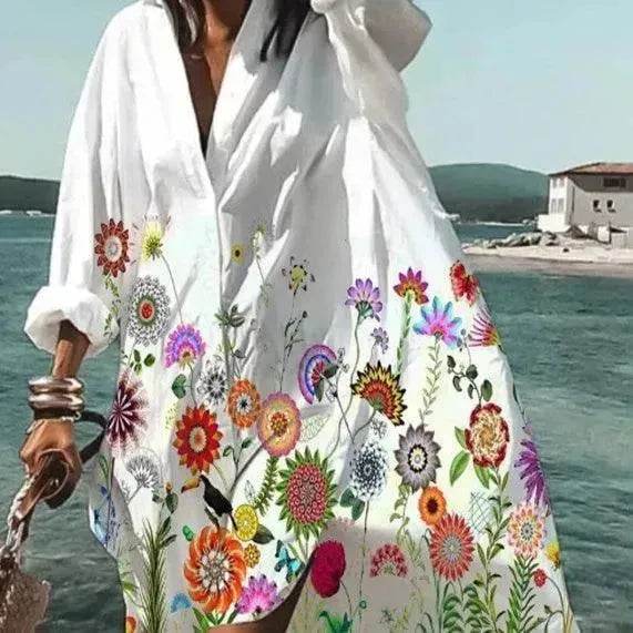 Women's Casual 3D Printing Long Shirt - EX-STOCK Canada