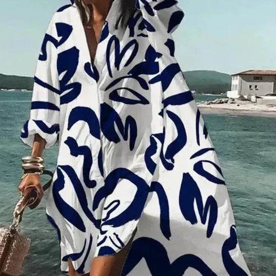 Women's Casual 3D Printing Long Shirt - EX-STOCK Canada