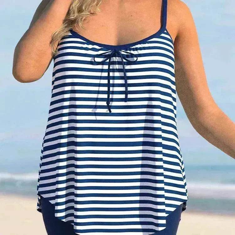 Women's Fashion Solid Color Loose Beach Casual Swimming Suit - EX-STOCK Canada