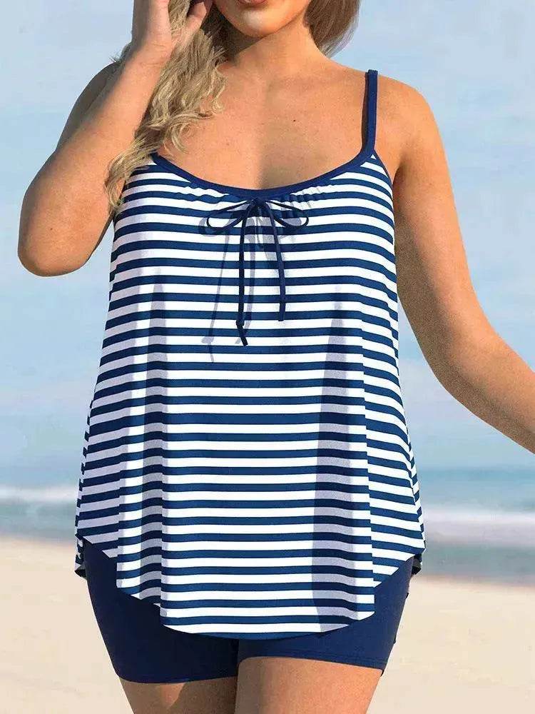 Women's Fashion Solid Color Loose Beach Casual Swimming Suit - EX-STOCK Canada
