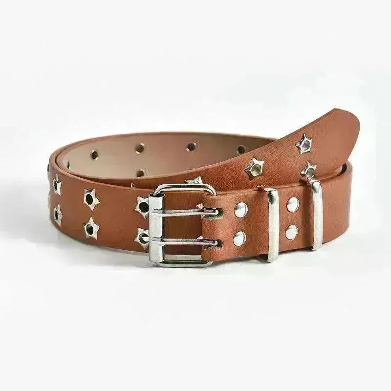 Women's Fashion Stars Decorative Double row Belt - EX-STOCK CANADA