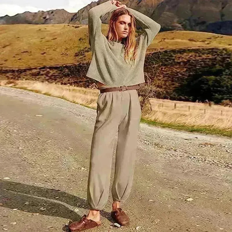 Women's Fashion Two piece Track Casual Suit. - EX-STOCK CANADA