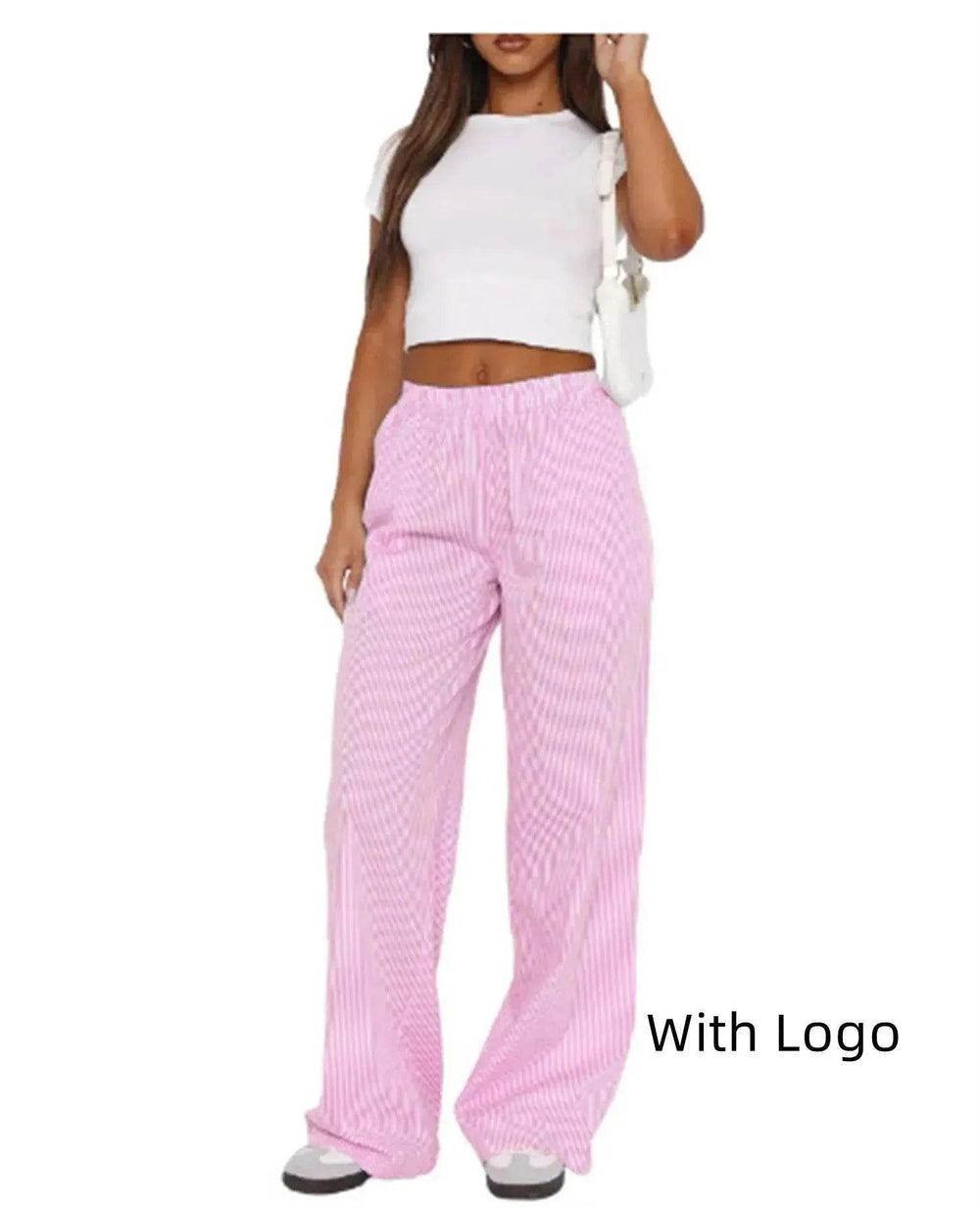 Women's Fashionable Loose High Waist Trousers - EX-STOCK Canada