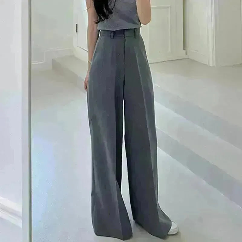 Women's Hanging Wide Leg Mopping Casual Pants - EX-STOCK CANADA