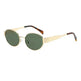 Women's Metal Retro Oval Sunglasses - EX-STOCK Canada