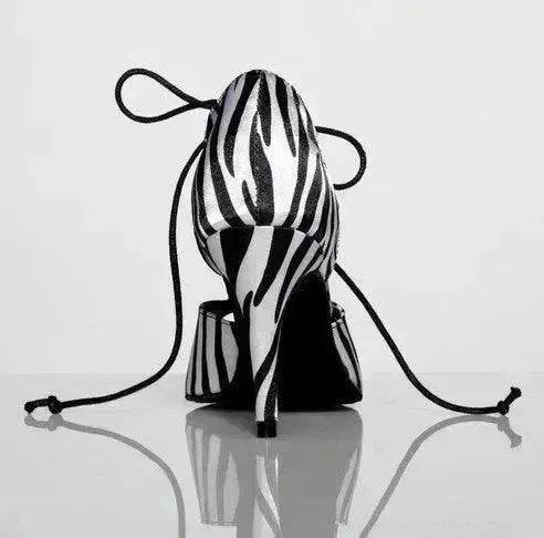 Women's Red Low Heel Dance Shoes High Heel - EX-STOCK Canada