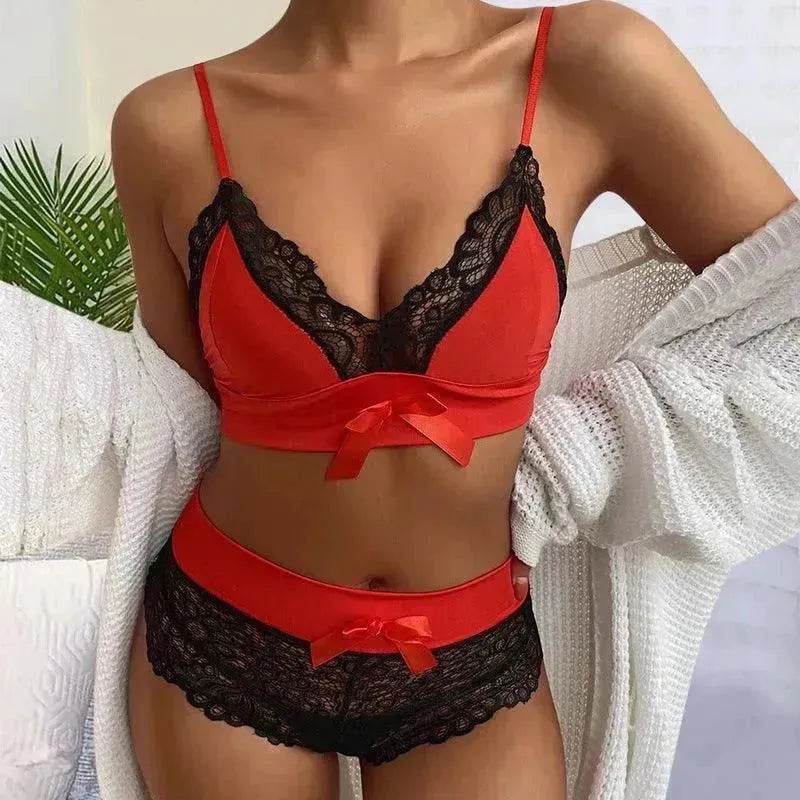 Women's Charming Lingerie Lace Suspenders Three-point Charming Lingerie - EX-STOCK Canada