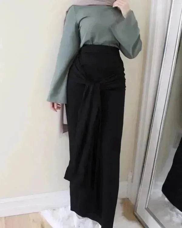 Women's Solid Color Arab Hip Skirt - EX-STOCK Canada