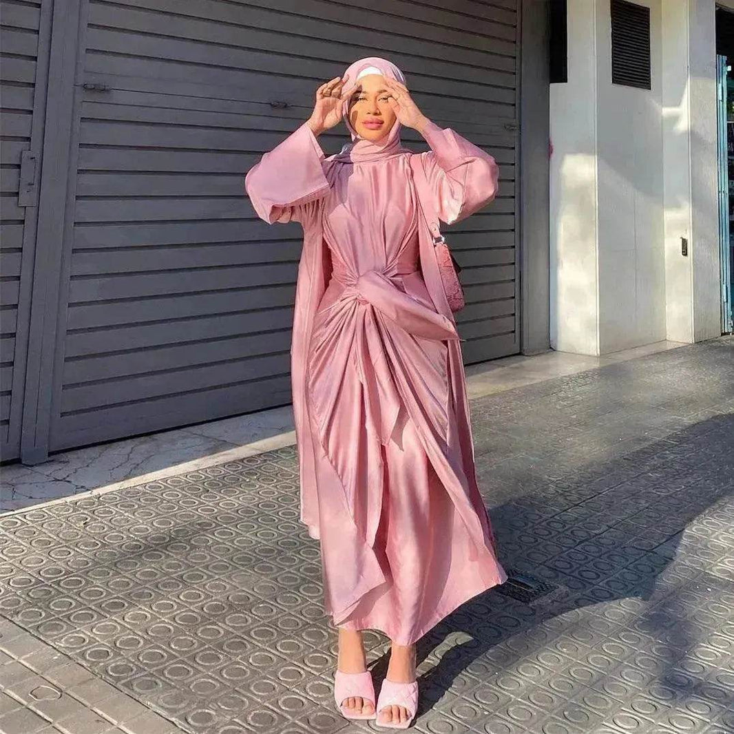 Women's Solid Color Two-piece Arab Suit - EX-STOCK Canada