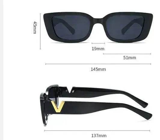 Women's Square Hip Hop Jelly Sunglasses - EX-STOCK Canada