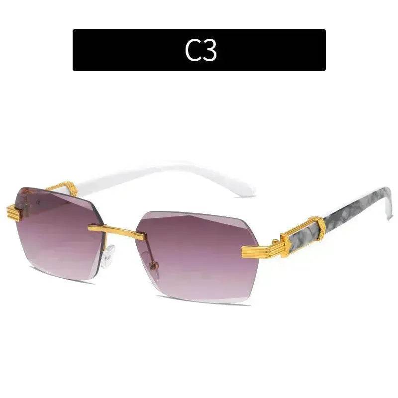 Women's Trimming Ocean Lens Rimless Sunglasses - EX-STOCK Canada