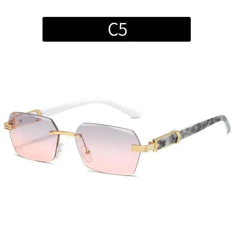 Women's Trimming Ocean Lens Rimless Sunglasses - EX-STOCK Canada