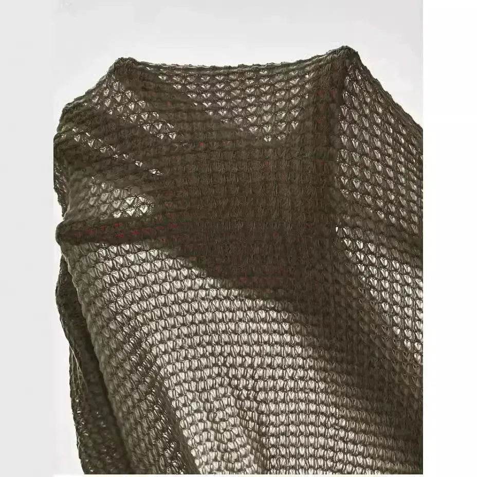 Women's V-neck Solid Color Fashion Knitted Blouse - EX-STOCK Canada