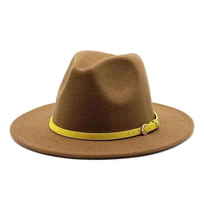 Women's Woolen Big Brimmed Jazz Felt Style Hat - EX-STOCK Canada