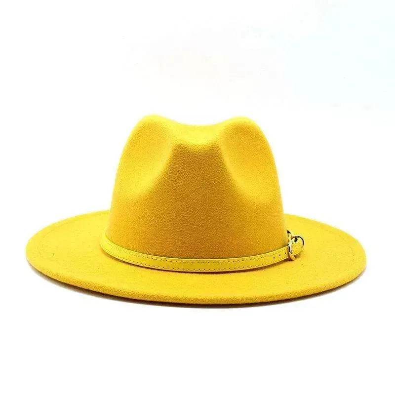 Women's Woolen Big Brimmed Jazz Felt Style Hat - EX-STOCK Canada