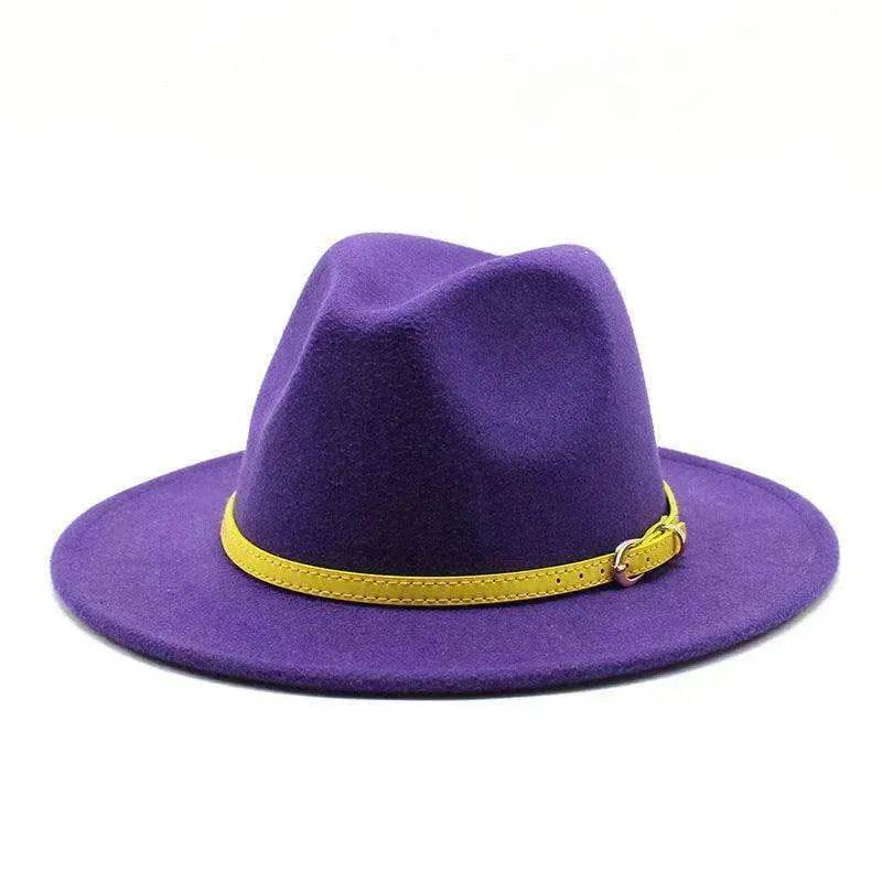 Women's Woolen Big Brimmed Jazz Felt Style Hat - EX-STOCK Canada
