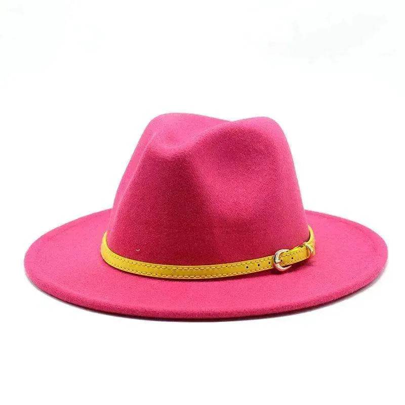 Women's Woolen Big Brimmed Jazz Felt Style Hat - EX-STOCK Canada
