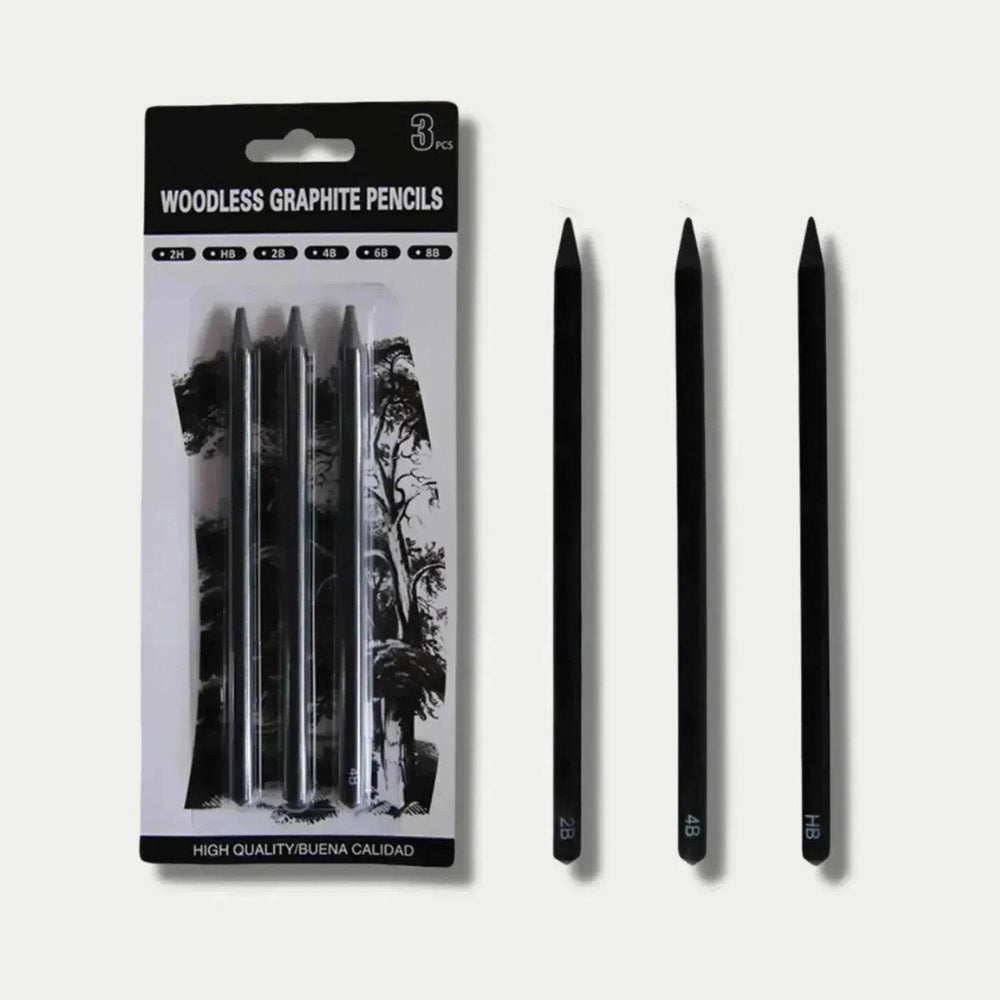 Wood-free Graphite Full Lead Sketching Pencil 6 PCs Suit For Art - EX-STOCK Canada
