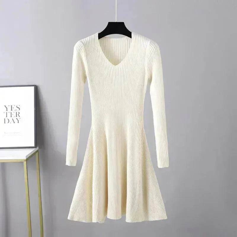 Woolen Skirt Base Knitting Women's Dress - EX-STOCK Canada