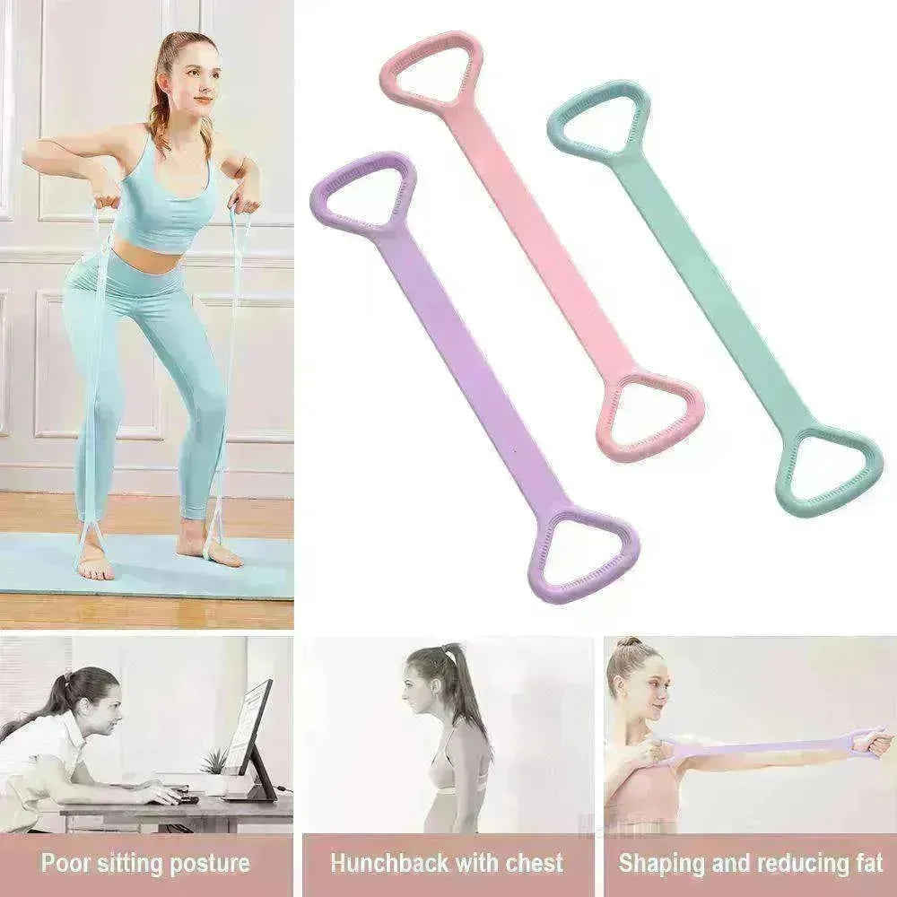 Yoga Band: Arm Back Training Elastic Ropes - EX-STOCK CANADA