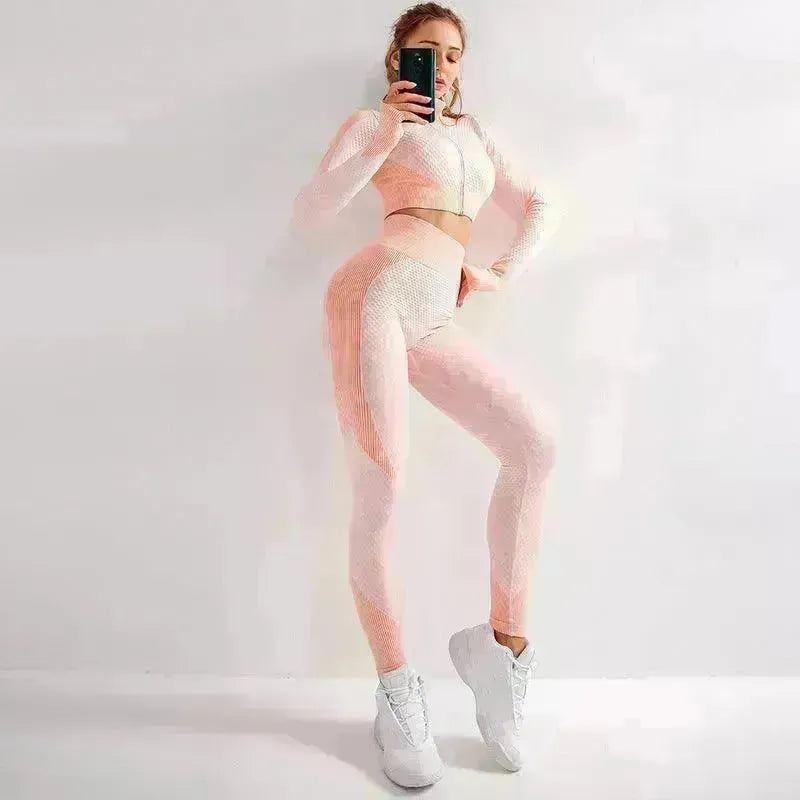 Yoga sets female sport gym suit - EX-STOCK CANADA