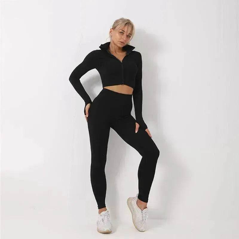 Yoga sets female sport gym suit - EX-STOCK Canada