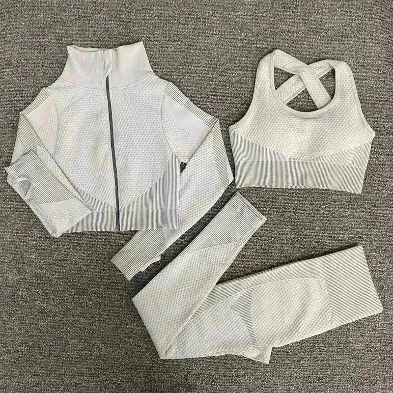 Yoga sets female sport gym suit - EX-STOCK Canada