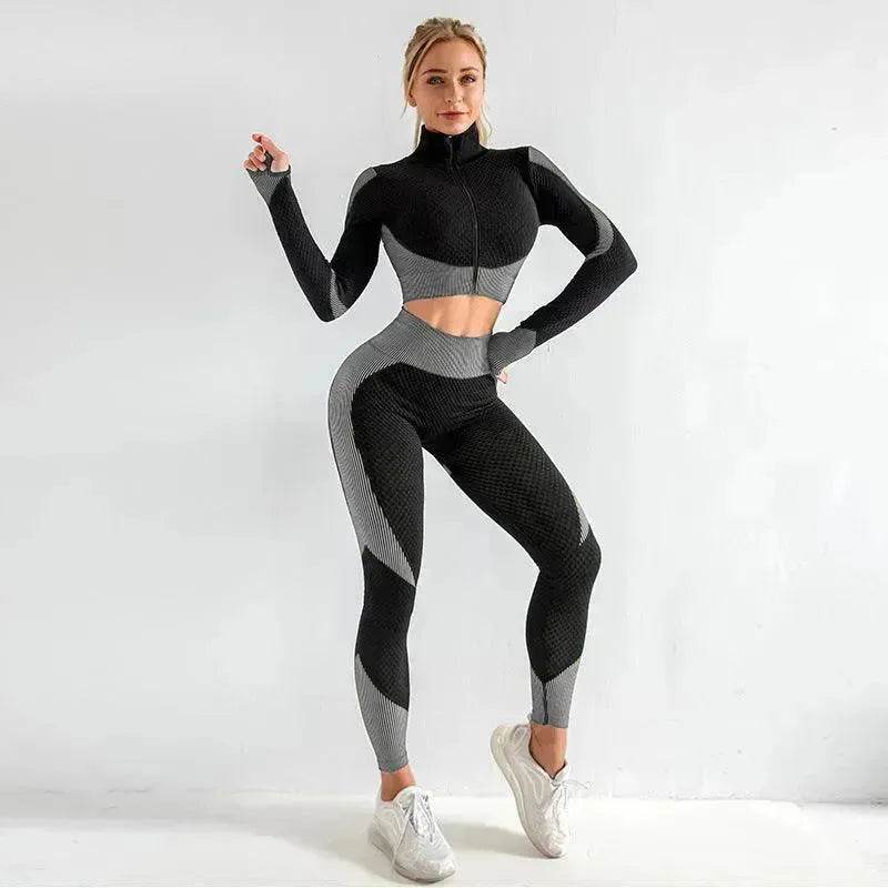 Yoga sets female sport gym suit - EX-STOCK Canada
