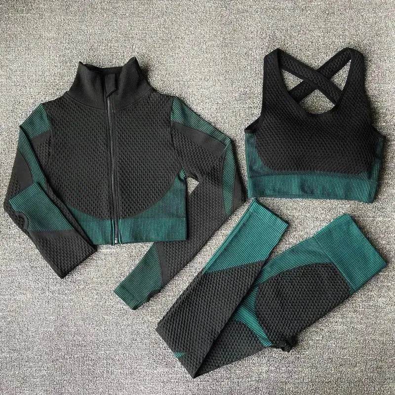 Yoga sets female sport gym suit - EX-STOCK Canada