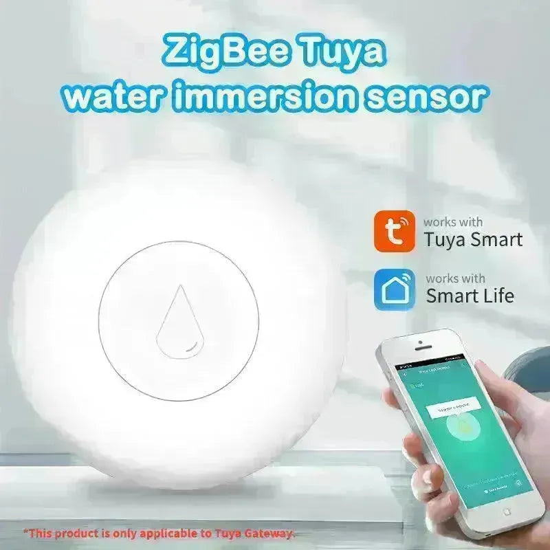 Zigbee Smart Wireless Water Sensor Flood Alarm Detector Smart Home FCCID Authentication - EX-STOCK CANADA