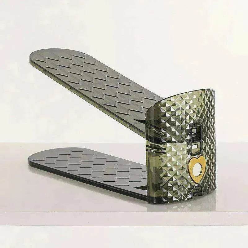 Adjustable Plastic Double layer Shoe Rack & Storage Cabinet - EX-STOCK Canada