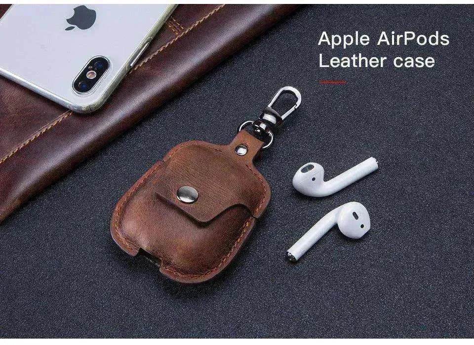 AirPods Leather Covers + Keychain Hook! - EX-STOCK Canada