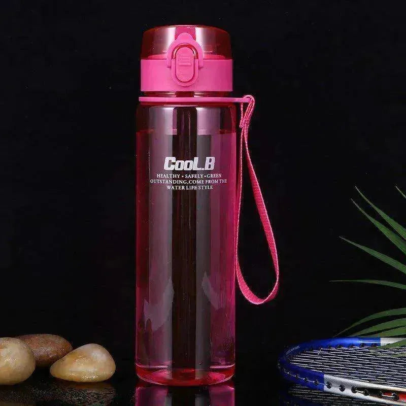 Gobelet d'eau en plastique givré avec couvercle à ressort - EX-STOCK CANADA
