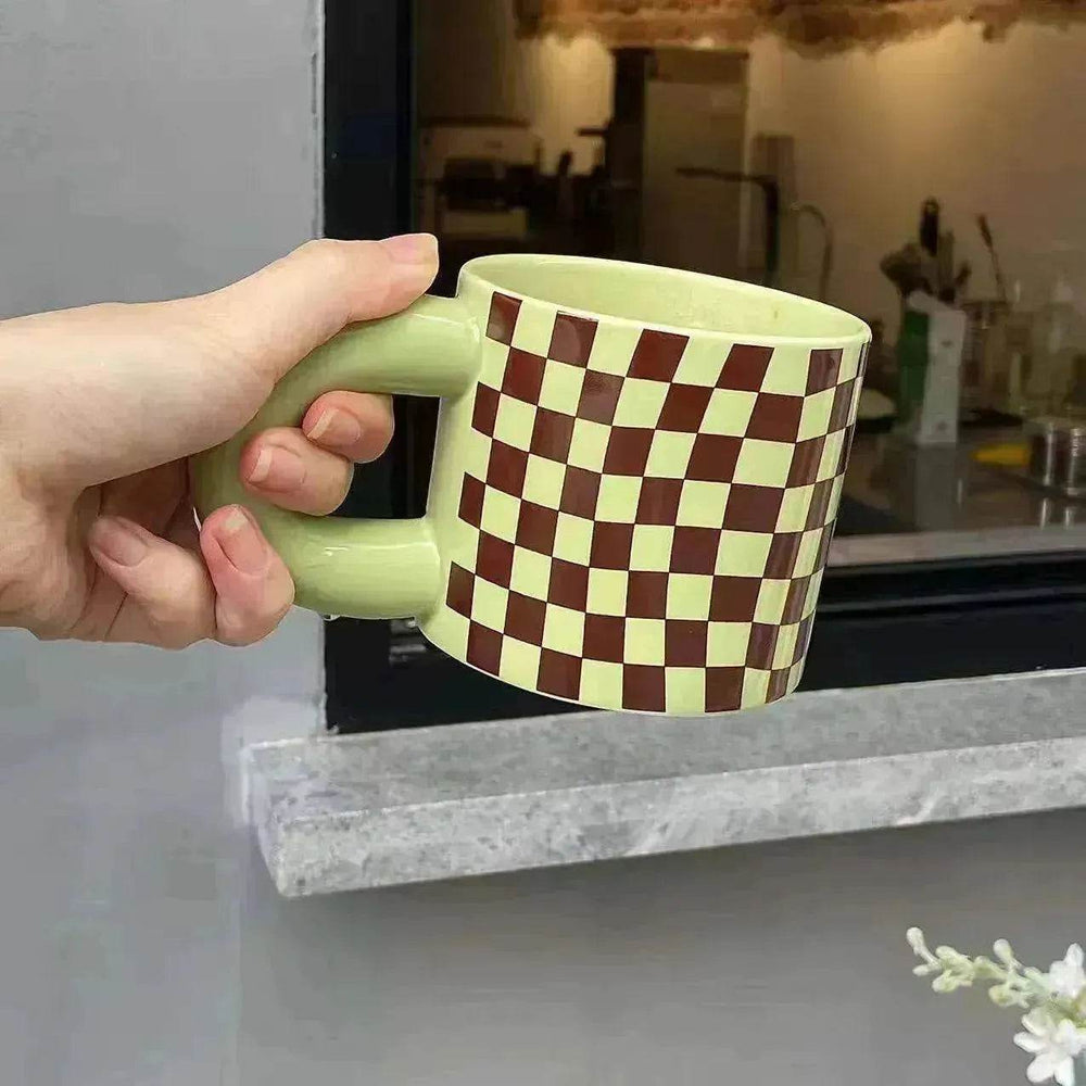 Ceramic Rose Chequered and Many Other Mark Mug - EX-STOCK Canada