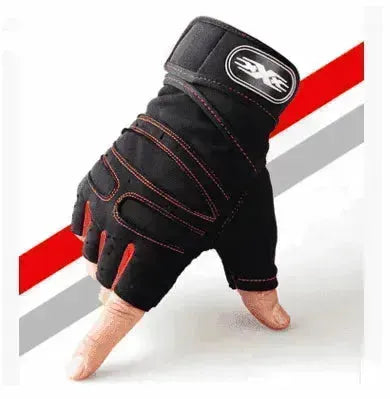 Guantes de ciclismo de medio dedo, transpirables y elásticos para gimnasio - EX-STOCK CANADA