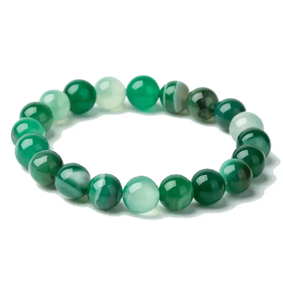Handgefertigtes schwarzes Lava-Sieben-Chakra-Heilung-Balance-Perlenarmband - EX-STOCK CANADA