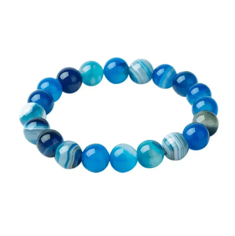 Handgefertigtes schwarzes Lava-Sieben-Chakra-Heilung-Balance-Perlenarmband - EX-STOCK CANADA