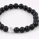 Handmade Black Lava Seven Chakra Healing Balance Beaded Bracelet - EX-STOCK Canada