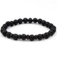 Personality Men's Black Volcanic Stone Bracelet - EX-STOCK Canada