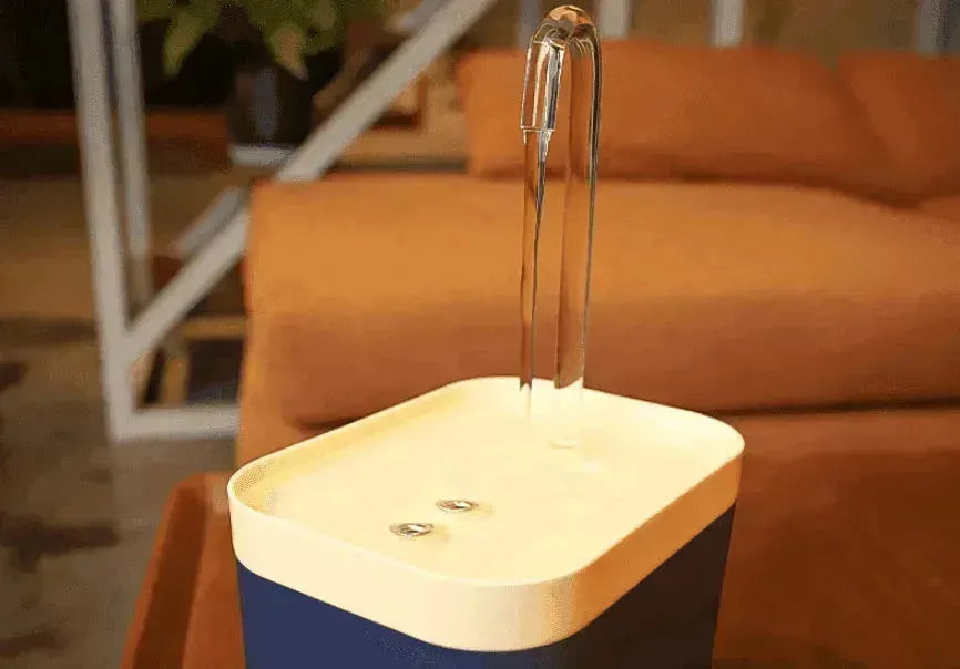 Dispensador de agua para mascotas y filtro de agua con fuente - EX-STOCK CANADA