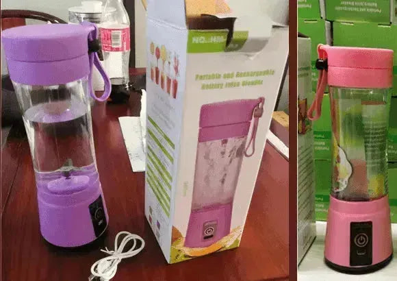 Tragbarer Mixer mit USB wiederaufladbarem Mini-Obstsaftmixer - EX-STOCK Canada