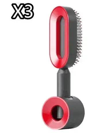 Self Cleaning Hair Brush For Women key Massage Scalp - EX-STOCK Canada