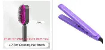 Self Cleaning Hair Brush For Women key Massage Scalp - EX-STOCK Canada
